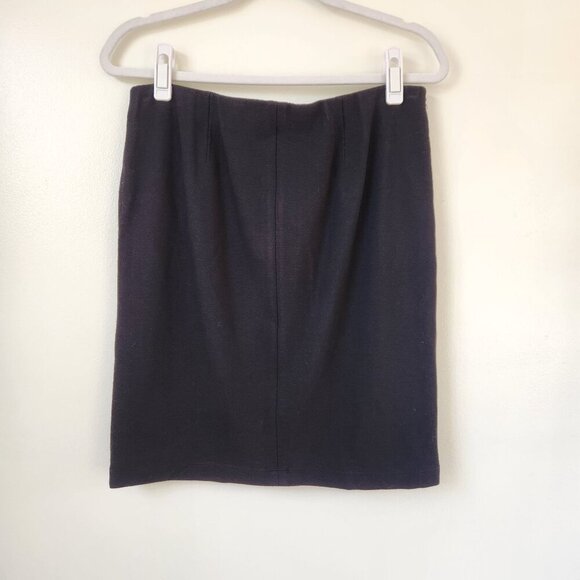 Vince Crepe Black Pencil Skirt Size Medium - Picture 3 of 5